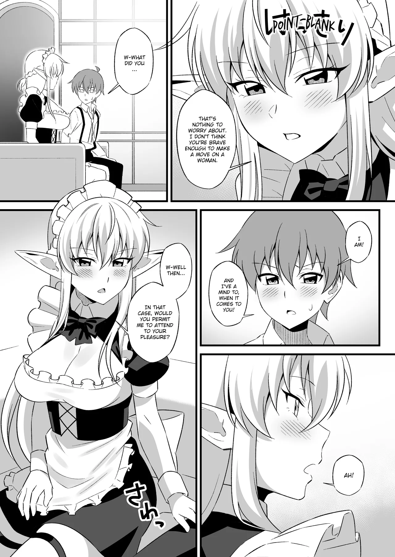 Oyashiki ni Tsukaeru Elf wa Goshujin-sama ni XXXX de Gohoushi Suru no ga Shigoto desu | The Elven Maid in the Mansion’s Duty is to Service Her Master with XXXX — preview page 6