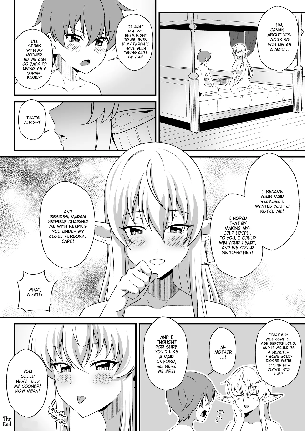 Oyashiki ni Tsukaeru Elf wa Goshujin-sama ni XXXX de Gohoushi Suru no ga Shigoto desu | The Elven Maid in the Mansion’s Duty is to Service Her Master with XXXX – Chapter 1 – page 21