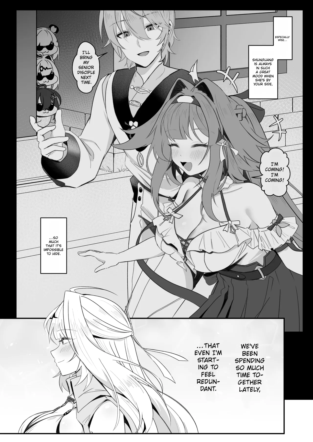 Shishou! Nozoku no Yamete Hayaku Tasuketekudasai! | Master! Stop peeking, hurry up and help me! — preview page 3