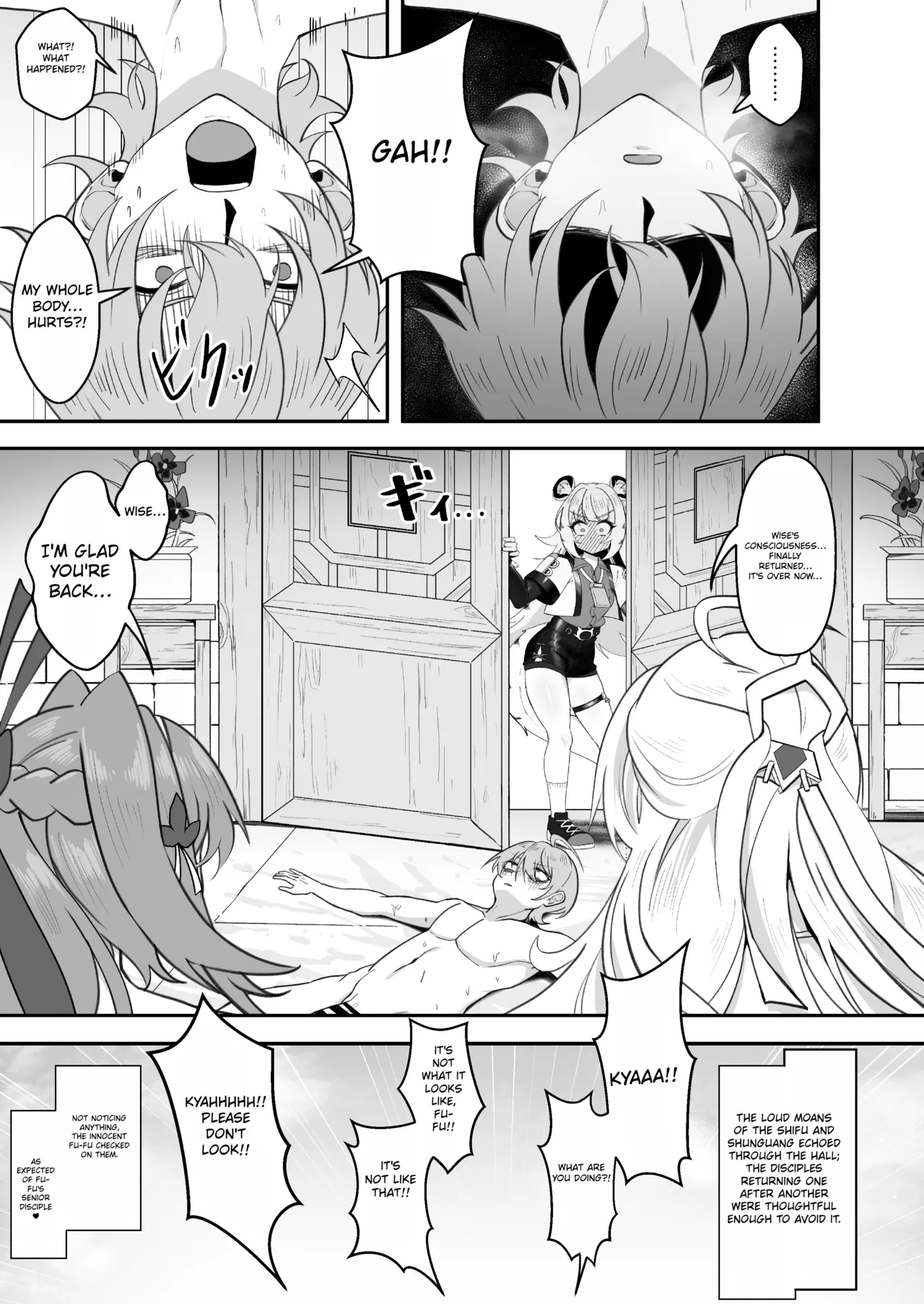 Shishou! Nozoku no Yamete Hayaku Tasuketekudasai! | Master! Stop peeking, hurry up and help me! – Chapter 1 – page 34