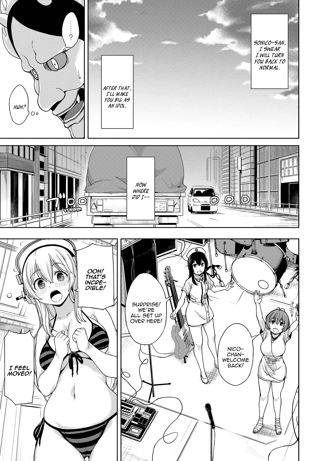 Giant Sonico’s Inconvenient Daily Life – Chapter 1 – page 59