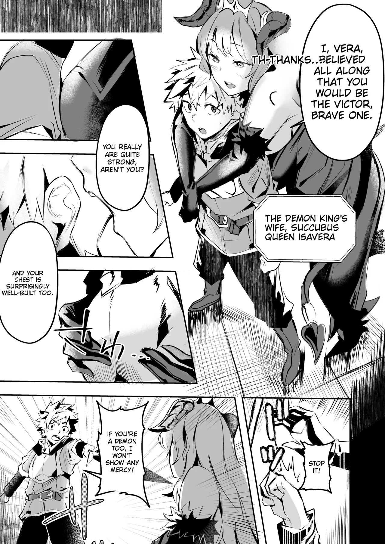 Yuusha-sama no Level Succubus Mama ni Zeenbu Choudai | Give It All to Succubus Mommy, Hero-sama — preview page 3