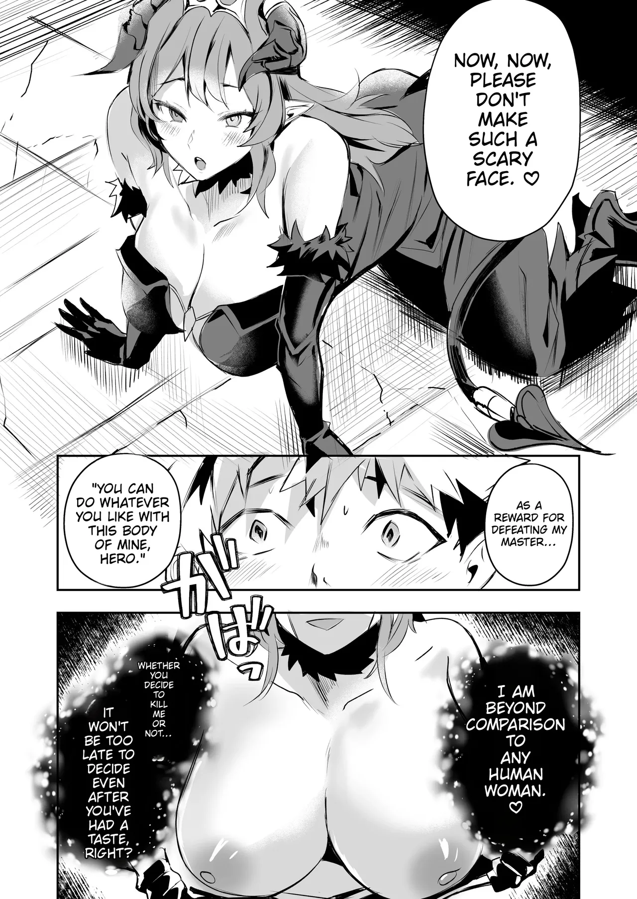 Yuusha-sama no Level Succubus Mama ni Zeenbu Choudai | Give It All to Succubus Mommy, Hero-sama — preview page 4