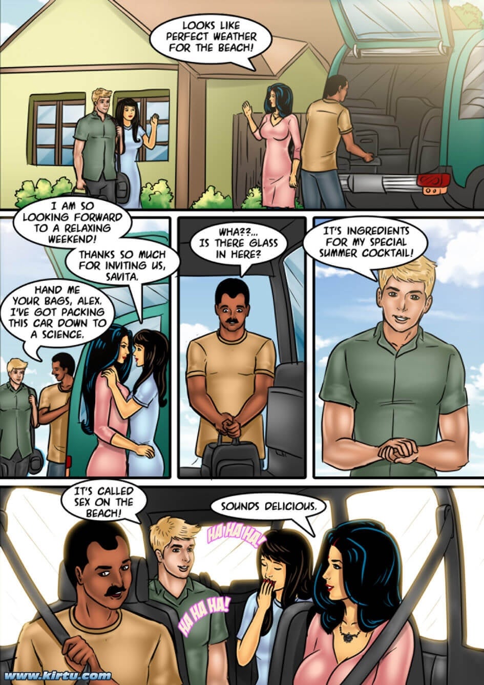 Savita Bhabhi 61 – Sex On The Beach — preview page 2