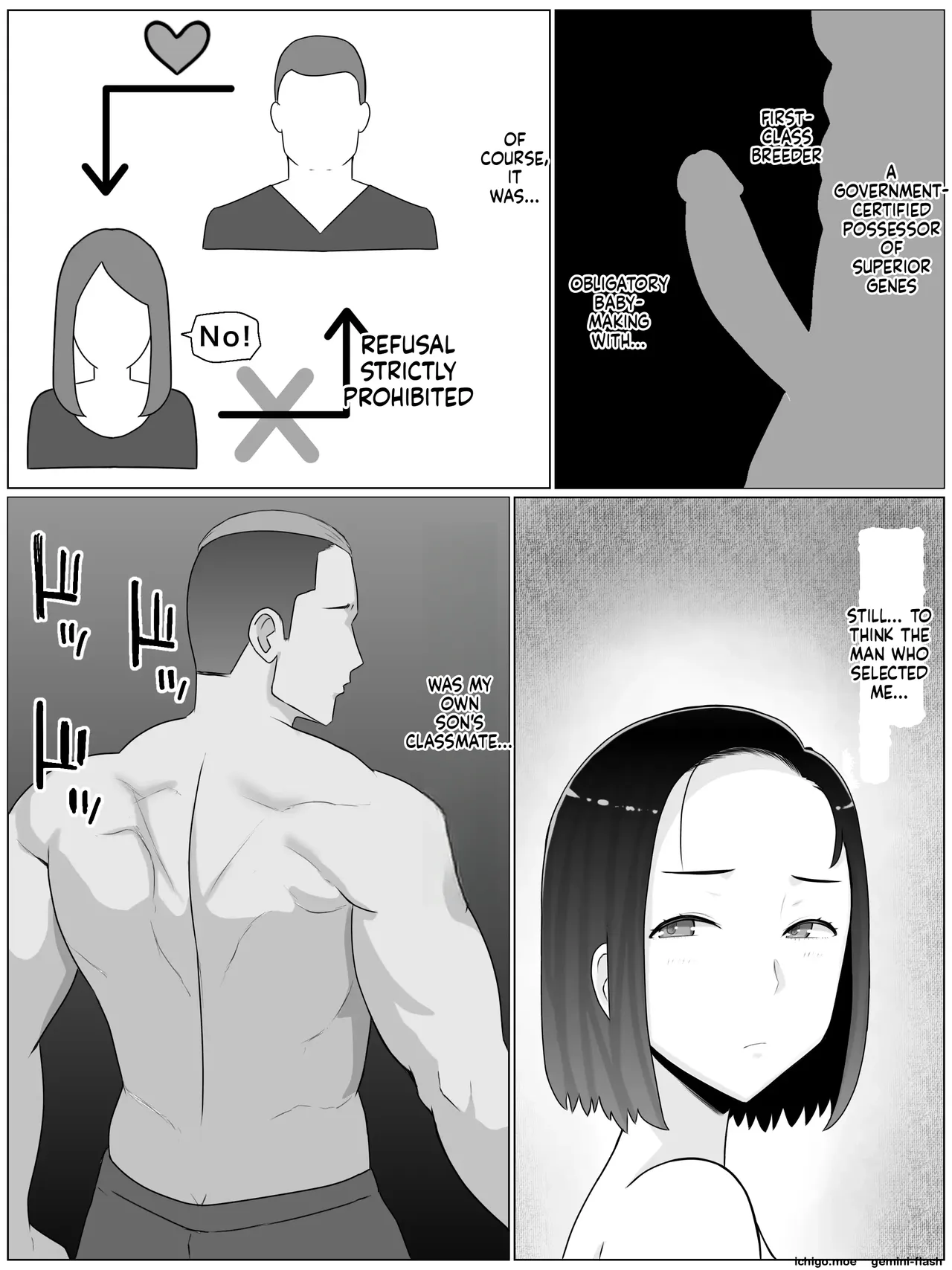 Hanshoku Haha 5 Daiichibu Kanketsuhen Musuko no Doukyuusei to Mata Kozukuri Shiteimasu | BREEDING MOTHER 5 PART 1 FINALE MAKING ANOTHER BABY WITH MY SON’S CLASSMATE — preview page 5