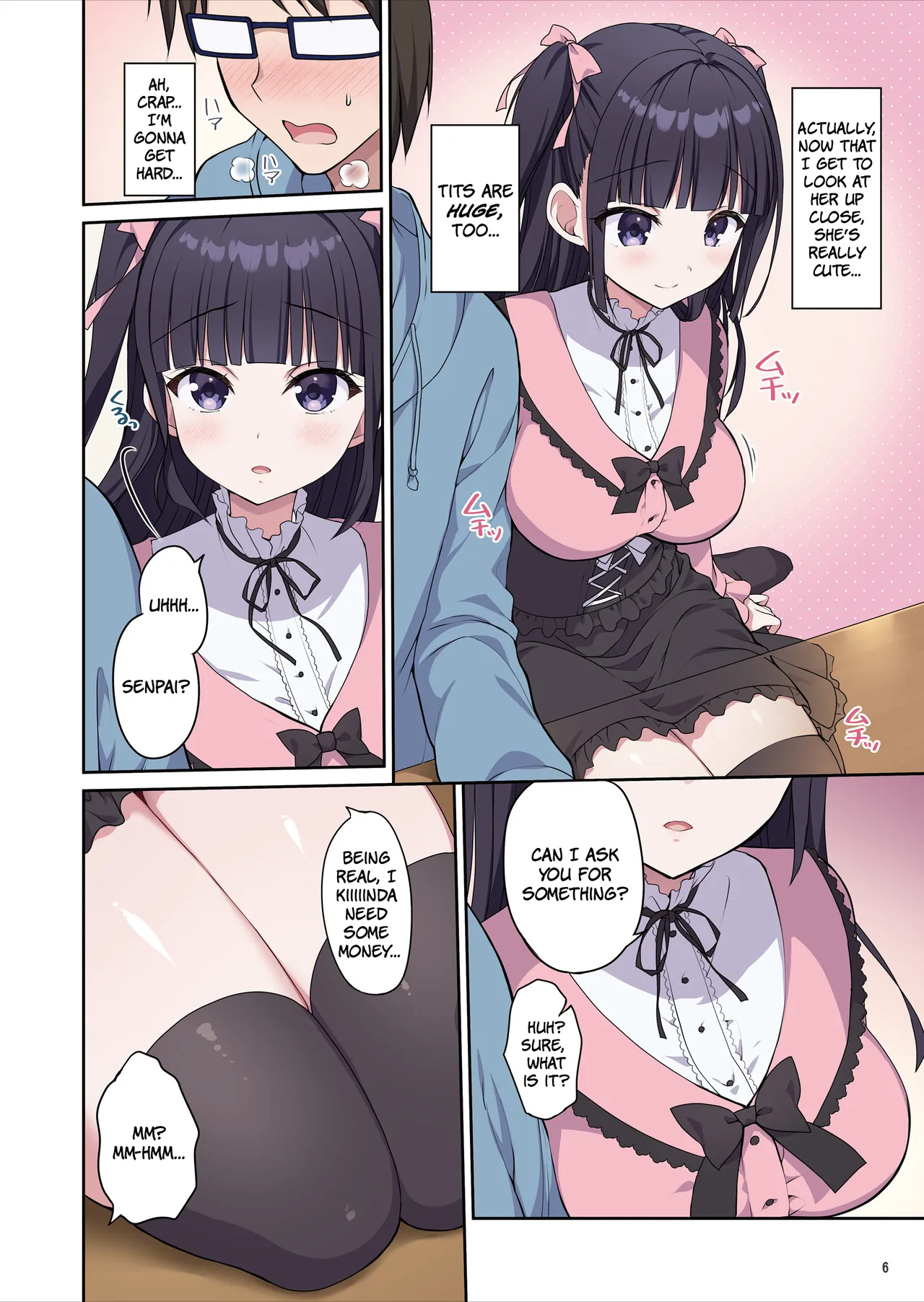 Azatokute Kawaii Jirai-kei Joshi ni Seishi mo Okane mo Chuuchuu Saremashita | This Cunningly Cute Jirai-kei Girl Is Gonna Suck Me Dry! — preview page 7