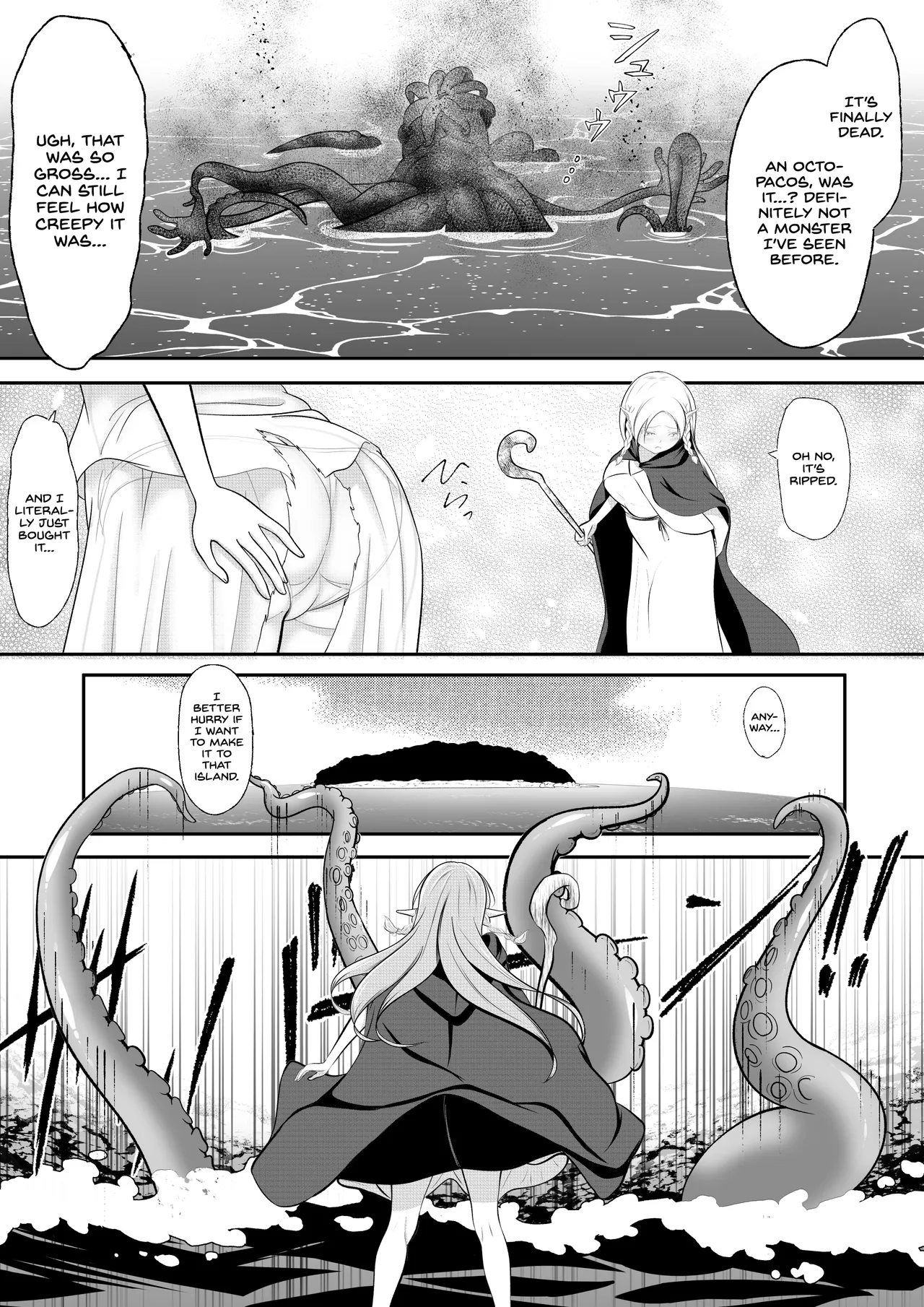 Elf Haiboku Octopacus Shokushu Kangoku — preview page 14