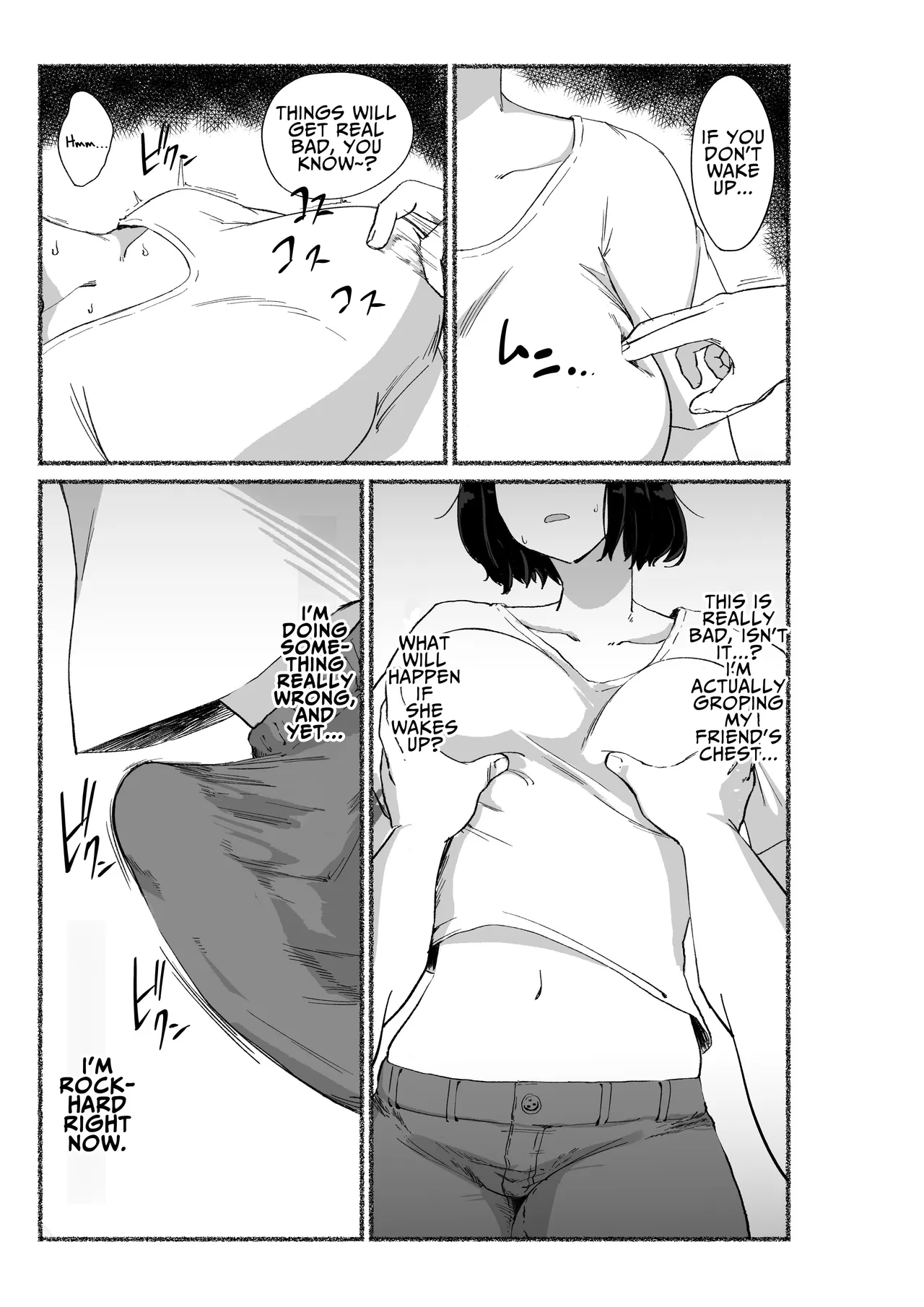 Zubora na Onna Tomodachi no Naka ni Dashite Mita | I Tried Cumming Inside My Slovenly Female Friend — preview page 9
