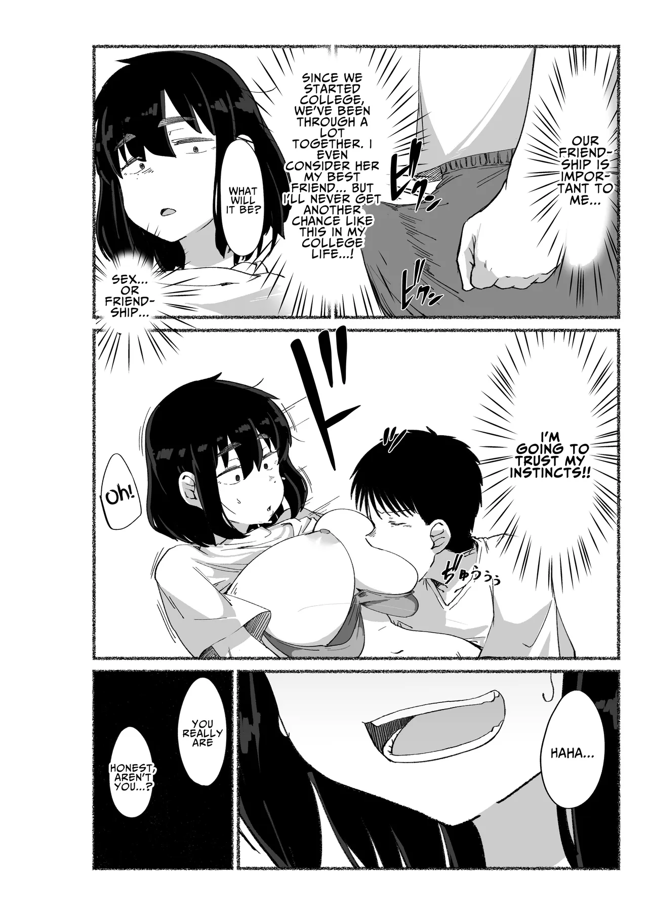 Zubora na Onna Tomodachi no Naka ni Dashite Mita | I Tried Cumming Inside My Slovenly Female Friend – Chapter 1 – page 22