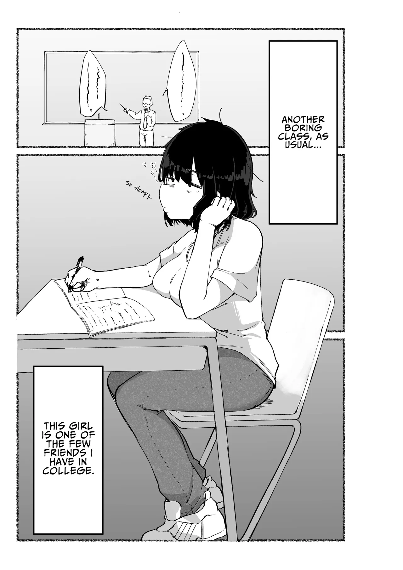 Zubora na Onna Tomodachi no Naka ni Dashite Mita | I Tried Cumming Inside My Slovenly Female Friend – Chapter 1 – page 51