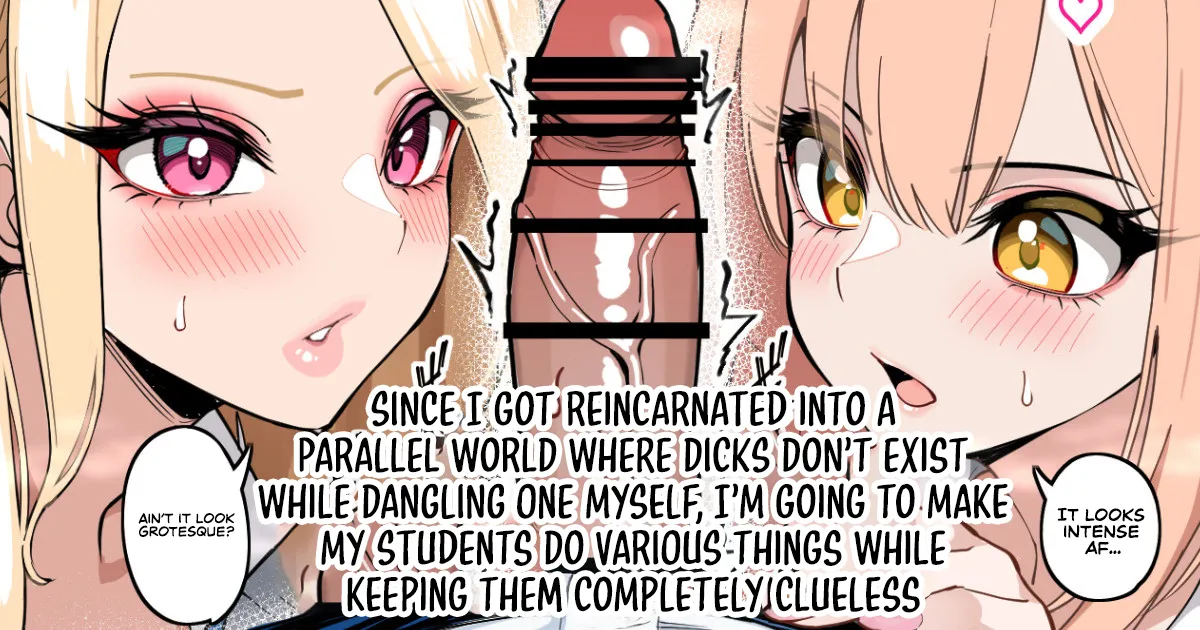 Chinpo ga Sonzai Shinai Heikou Sekai ni, Chinpo Burasagete Tensei Shita. | Reincarnated into a parallel world where penises don’t exist, while dangling one myself — preview page 1