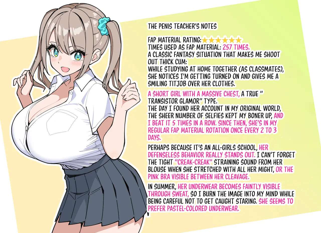 Chinpo ga Sonzai Shinai Heikou Sekai ni, Chinpo Burasagete Tensei Shita. | Reincarnated into a parallel world where penises don’t exist, while dangling one myself — preview page 6