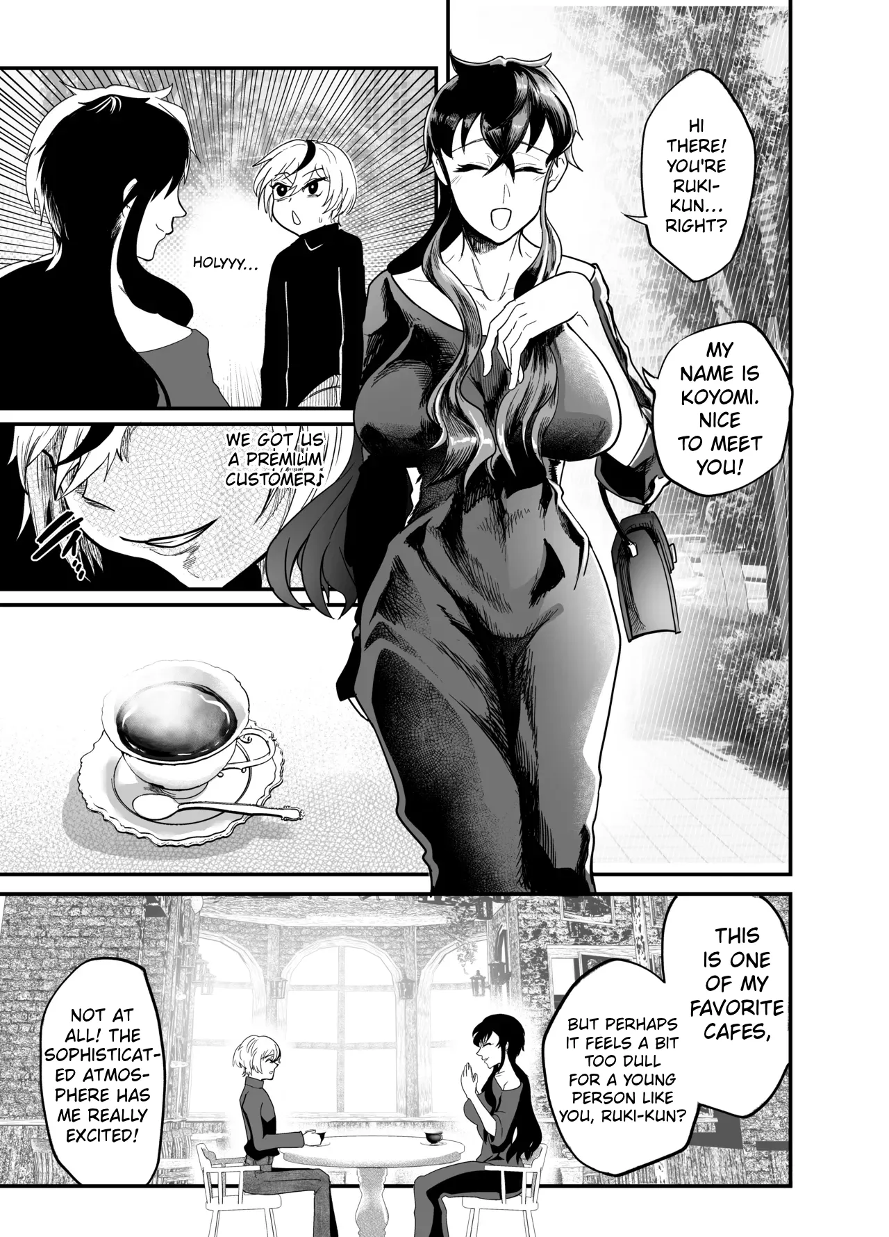 Josei Besshi-kun Futanari Haiboku Katei — preview page 6