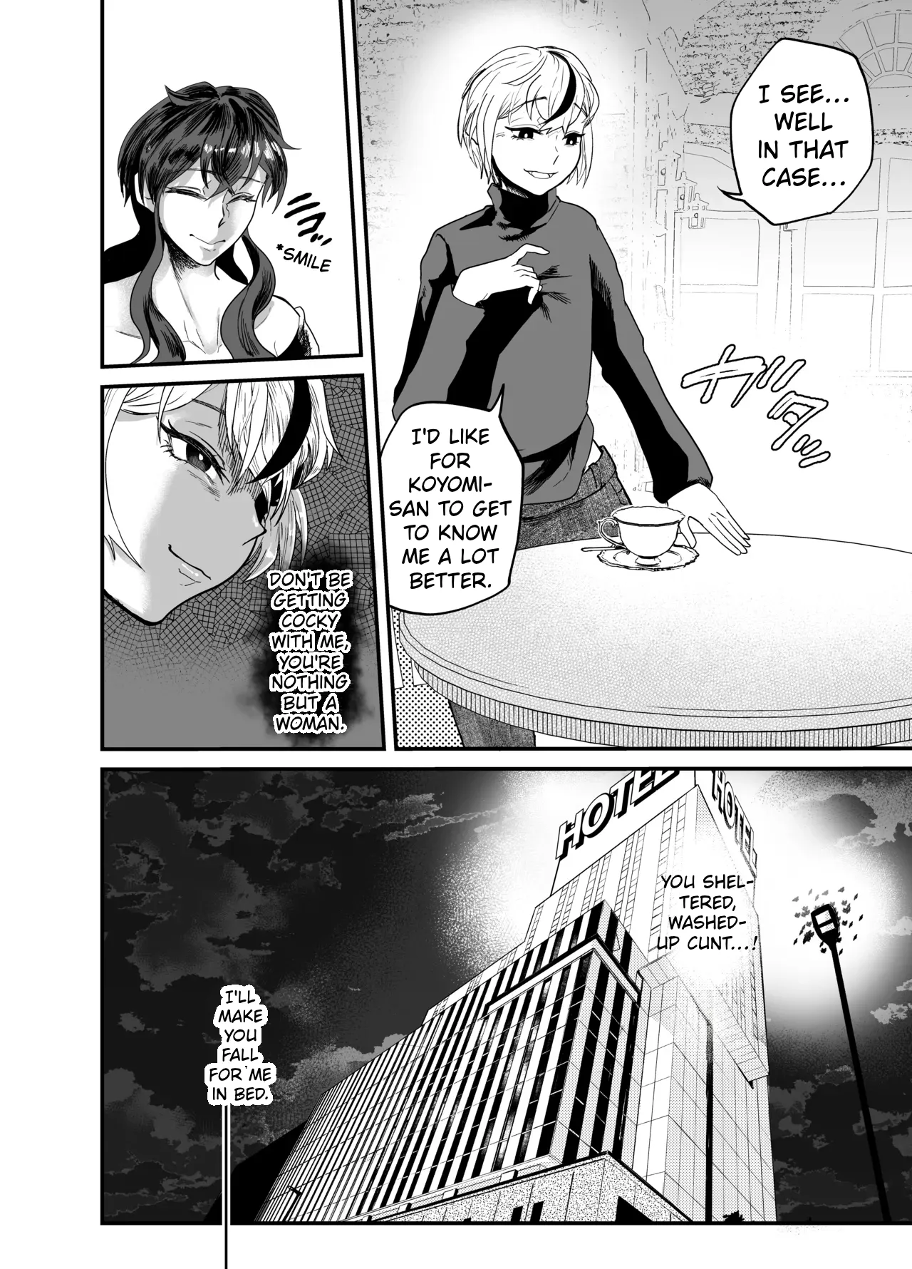Josei Besshi-kun Futanari Haiboku Katei — preview page 9