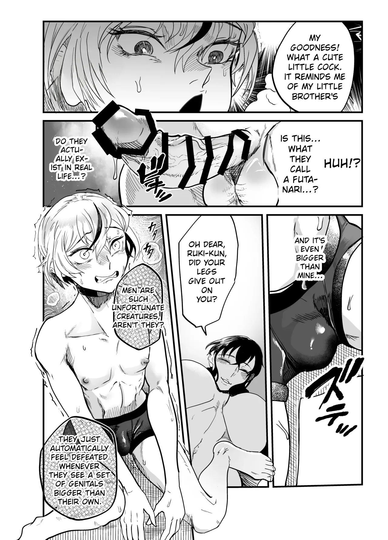 Josei Besshi-kun Futanari Haiboku Katei — preview page 11