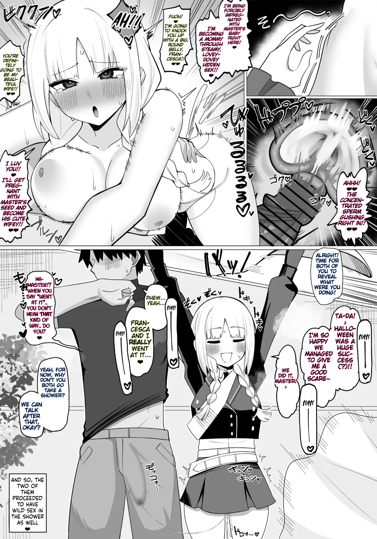 “Halloween o Tanoshimu Francesca” — preview page 4