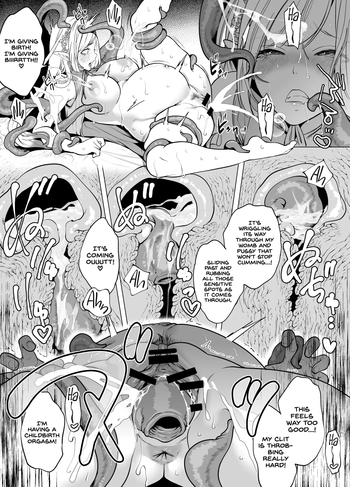 Shokushu to Kankaku Kyouyuu shite Hara nda Elf Oyako no Junan – Chapter 1 – page 27