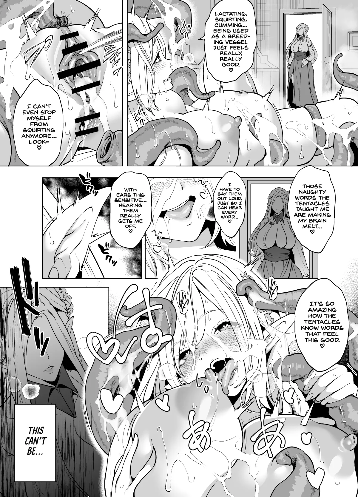 Shokushu to Kankaku Kyouyuu shite Hara nda Elf Oyako no Junan – Chapter 1 – page 38