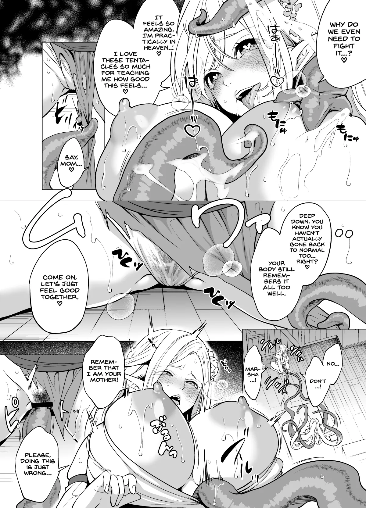 Shokushu to Kankaku Kyouyuu shite Hara nda Elf Oyako no Junan – Chapter 1 – page 41