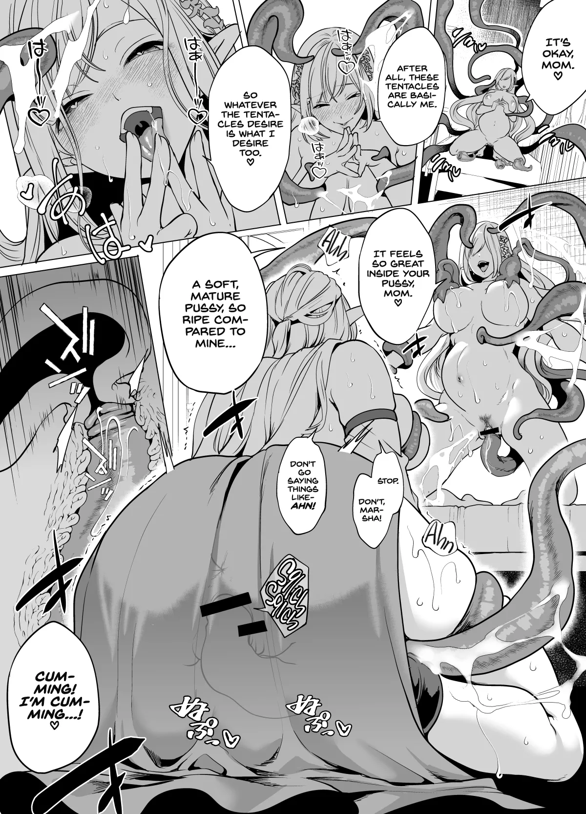 Shokushu to Kankaku Kyouyuu shite Hara nda Elf Oyako no Junan – Chapter 1 – page 44