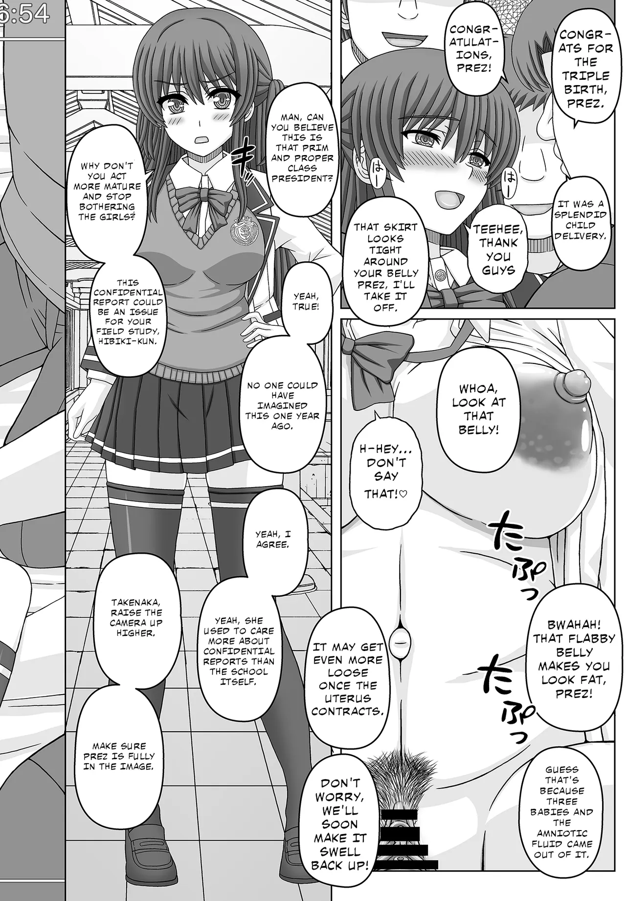 Iinchou wa Class no Ninshin Pet 4 – Chapter 1 – page 49