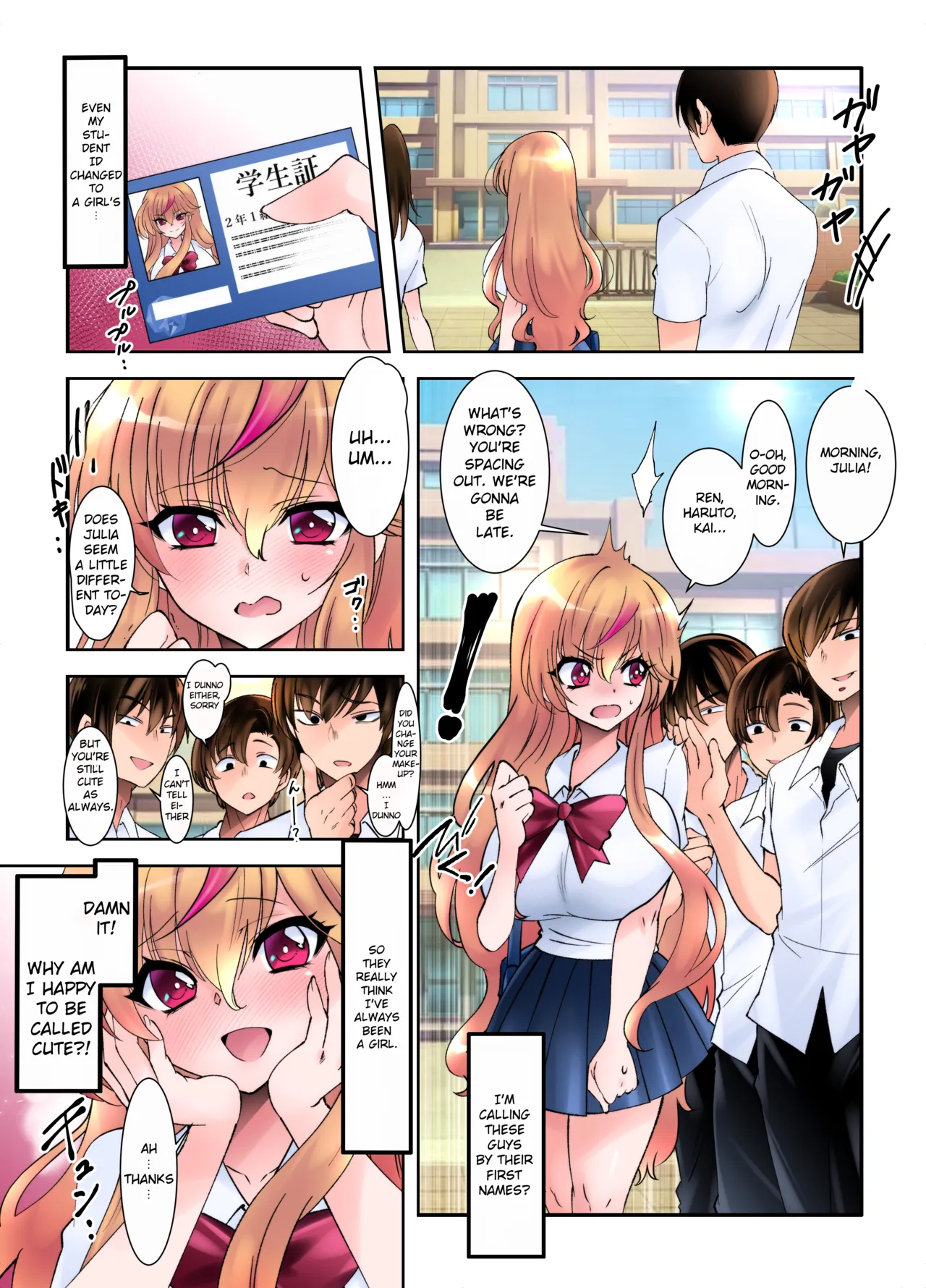 Jotaika Shita Ore no Boku no Shiawase Mesu Ochi Seikatsu | My Happy Life as a Woman: How I Became a Submissive Female – Chapter 1 – page 24