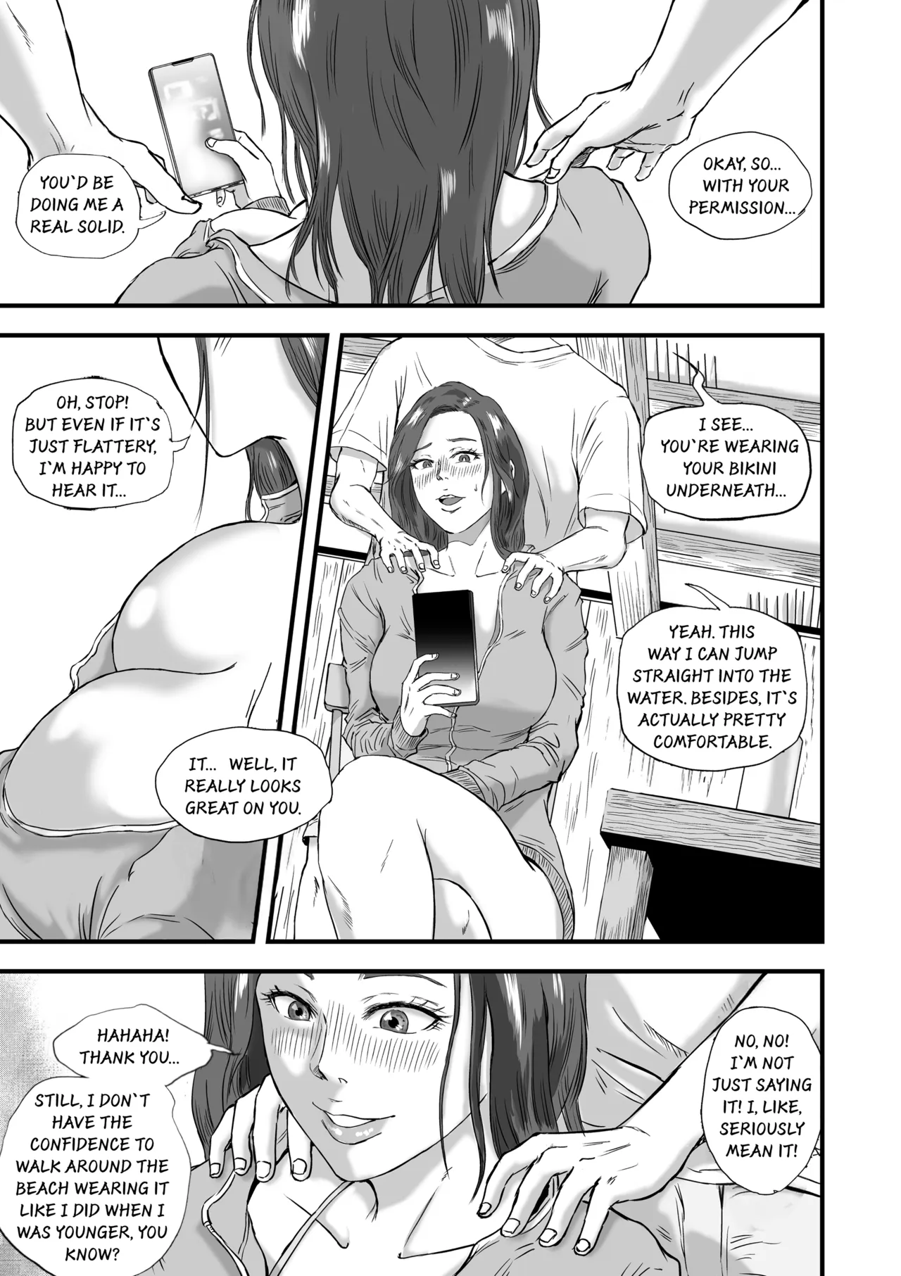 Tsuma ni Bikini o Kiseta nara | If I Made My Wife Wear A Bikini – Chapter 1 – page 37