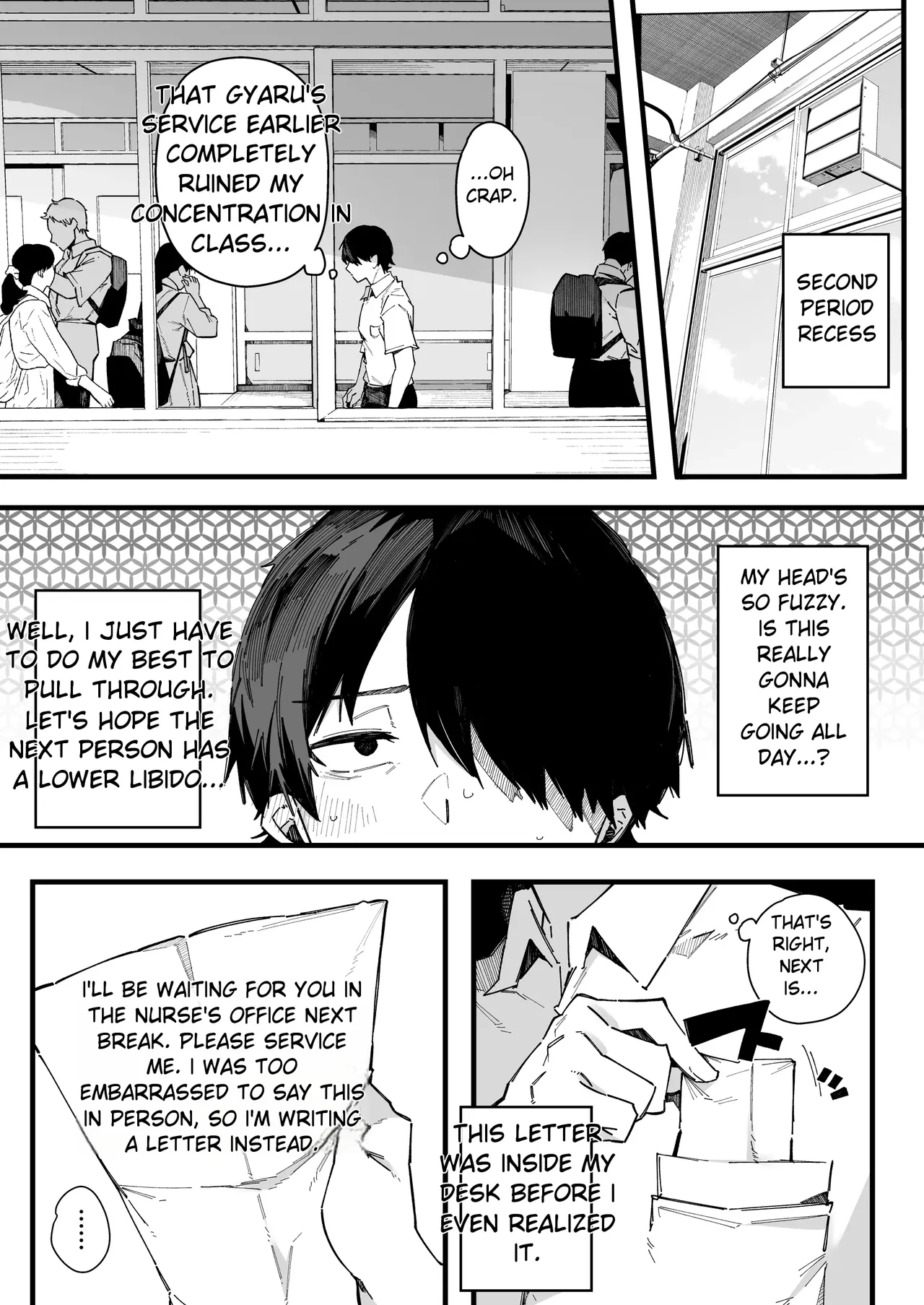 A story about how I ended up being in charge of satisfying the sexual desires of the female students at my new school. — preview page 18