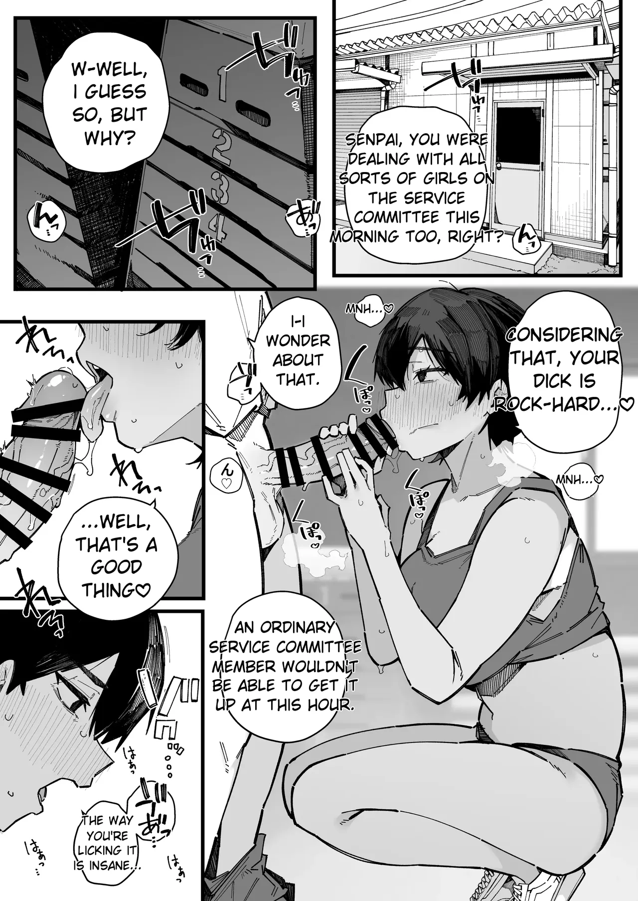 A story about how I ended up being in charge of satisfying the sexual desires of the female students at my new school. – Chapter 1 – page 41