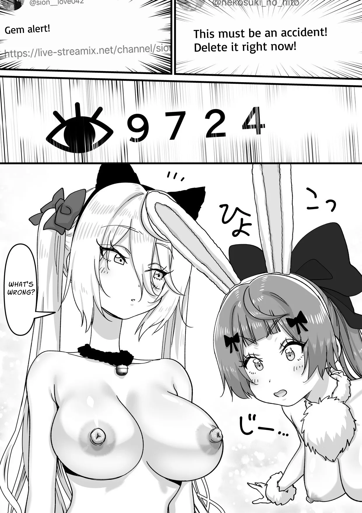 Ninki Livestreamer Haishin Kiriwasurete Zenra wo Sarashite Shimau | Popular Streamer Forgets to Turn Off Stream and Exposes Full Nudity – Chapter 1 – page 22