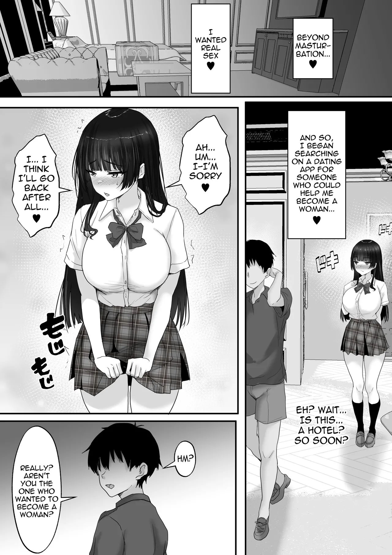 Matching Joshi Kousei no Ecchi na Seiikuki 3 Onanie Chuudoku no Shojo Seito Kaichou Riona, Sex no Kairaku ni Shihai Sare, Otona no Onna e to Seichou Suru made~ | Matching Schoolgirls Naughty Sex Education Diary 3 Masturbation-addicted, virgin, student council president Riona is overtaken by the pleasures of sex and matures into a woman — preview page 6