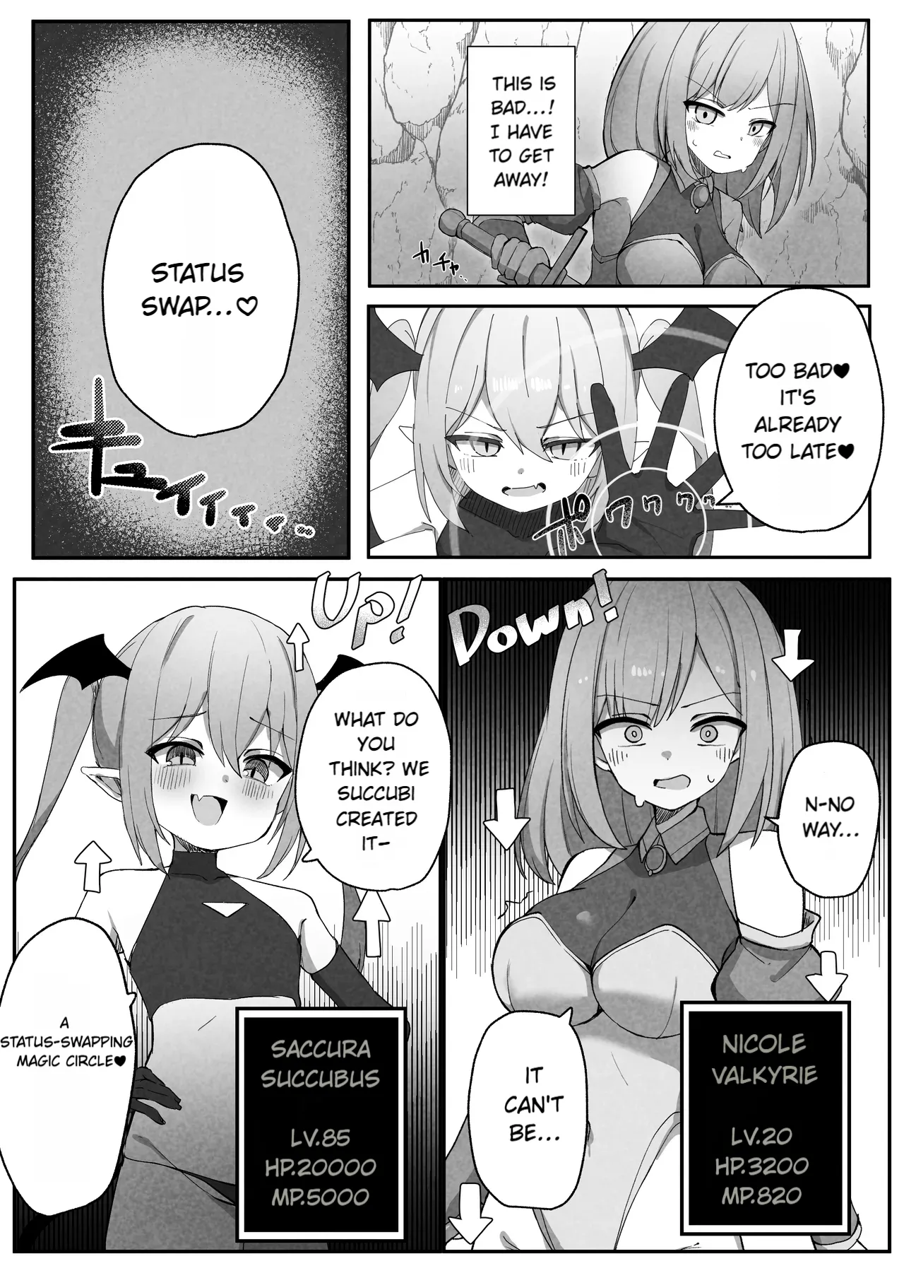 Valkyrie Nicole – A Story about having everything stolen by a low-class succubus — preview page 6