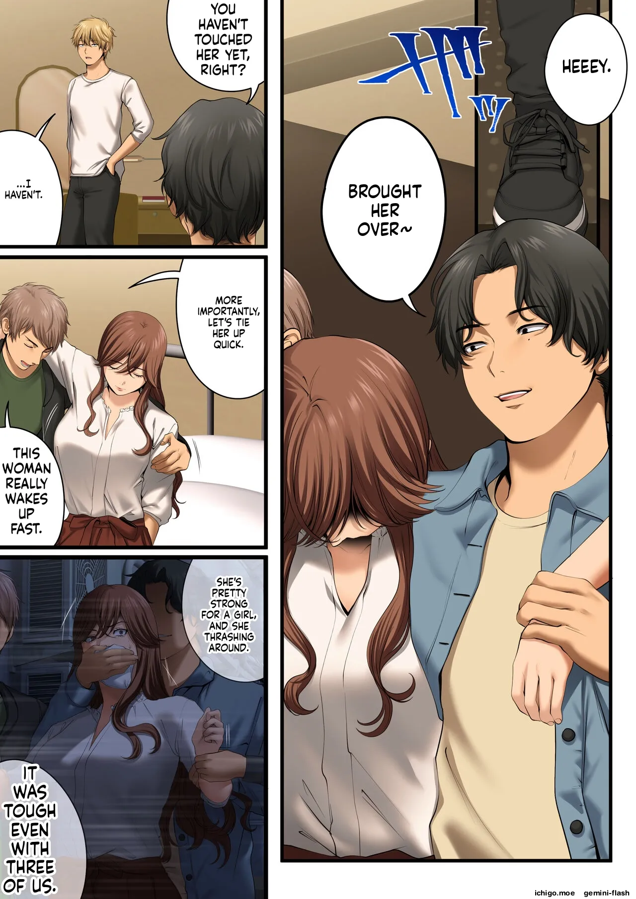 Yarareru Kanojo – Hitozumajoushi ManaNTR -MTL – Chapter 1 – page 35