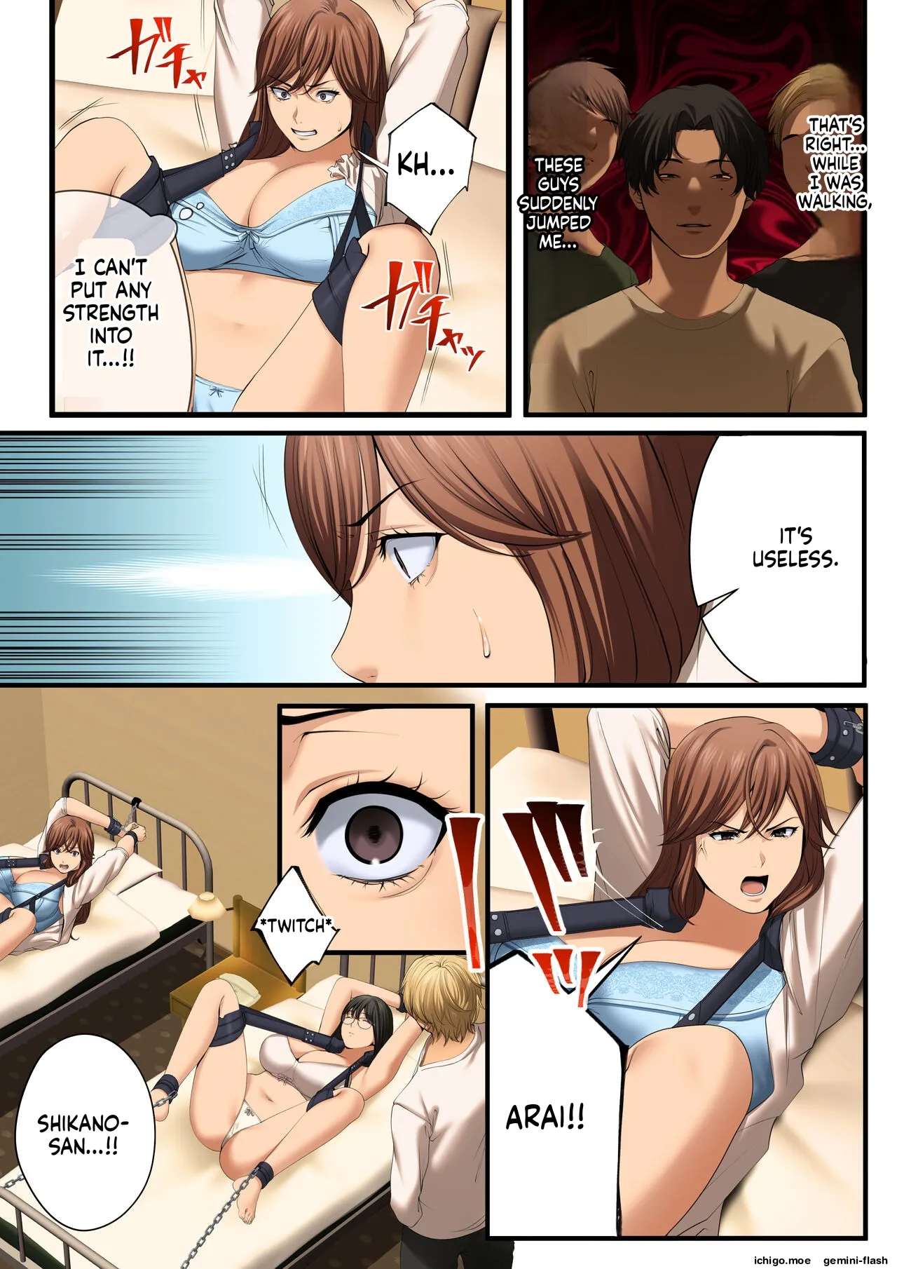 Yarareru Kanojo – Hitozumajoushi ManaNTR -MTL – Chapter 1 – page 37