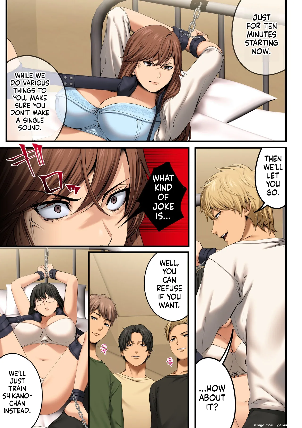 Yarareru Kanojo – Hitozumajoushi ManaNTR -MTL – Chapter 1 – page 39
