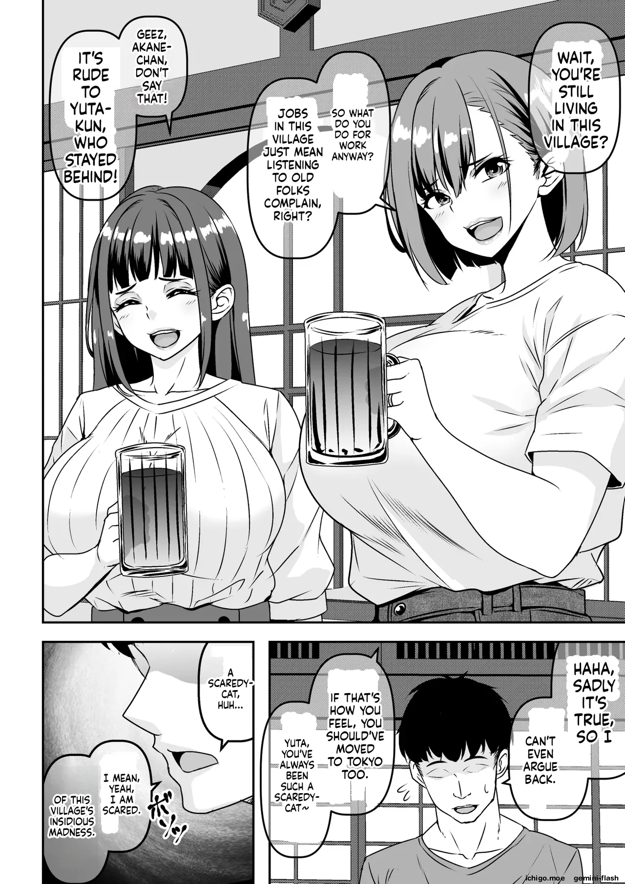 Inshuu Mura no Dousoukai wa Hitozuma ni Natta Doukyuusei ni Deisui Takuran Rape Shihoudai-MTL — preview page 2