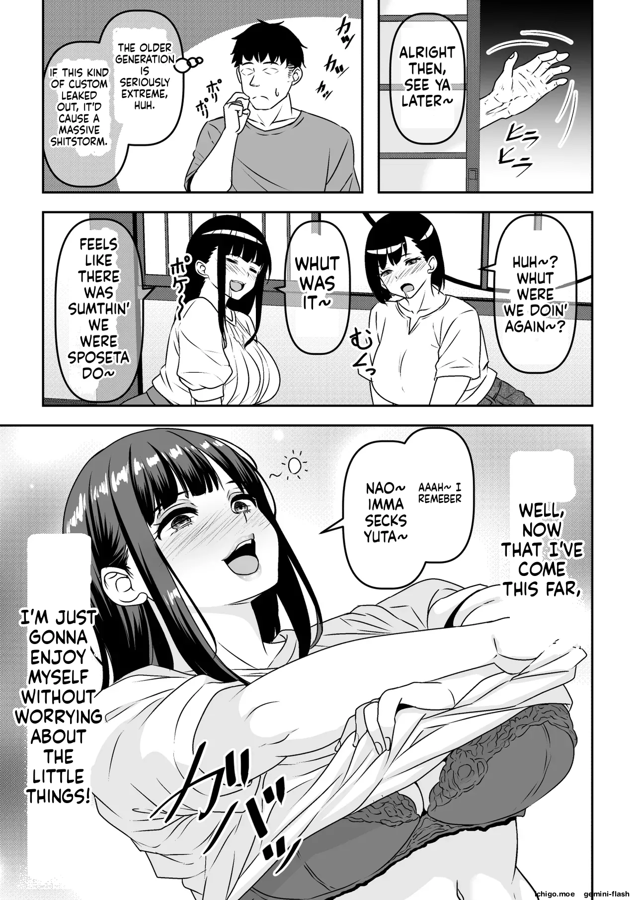 Inshuu Mura no Dousoukai wa Hitozuma ni Natta Doukyuusei ni Deisui Takuran Rape Shihoudai-MTL — preview page 5