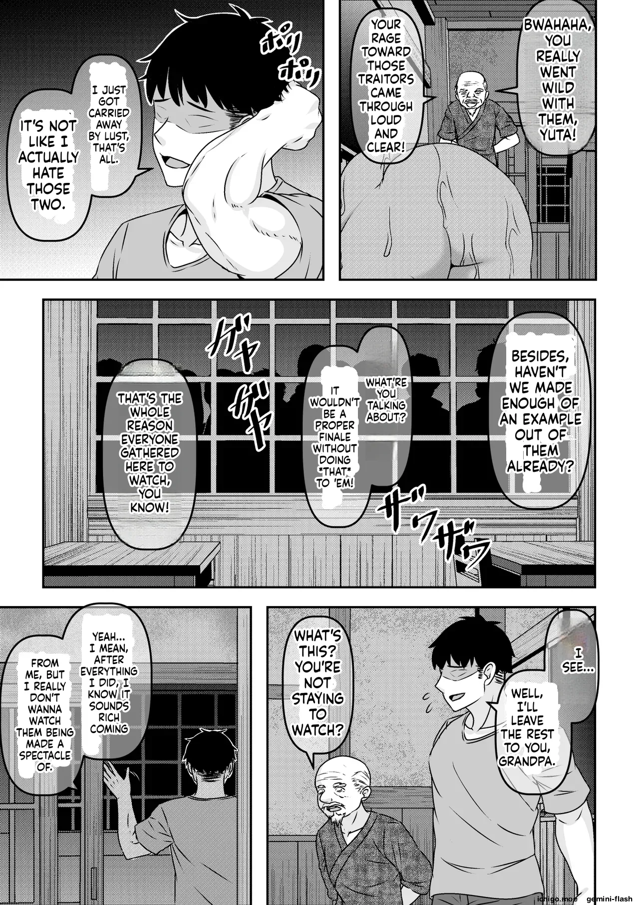 Inshuu Mura no Dousoukai wa Hitozuma ni Natta Doukyuusei ni Deisui Takuran Rape Shihoudai-MTL – Chapter 1 – page 41
