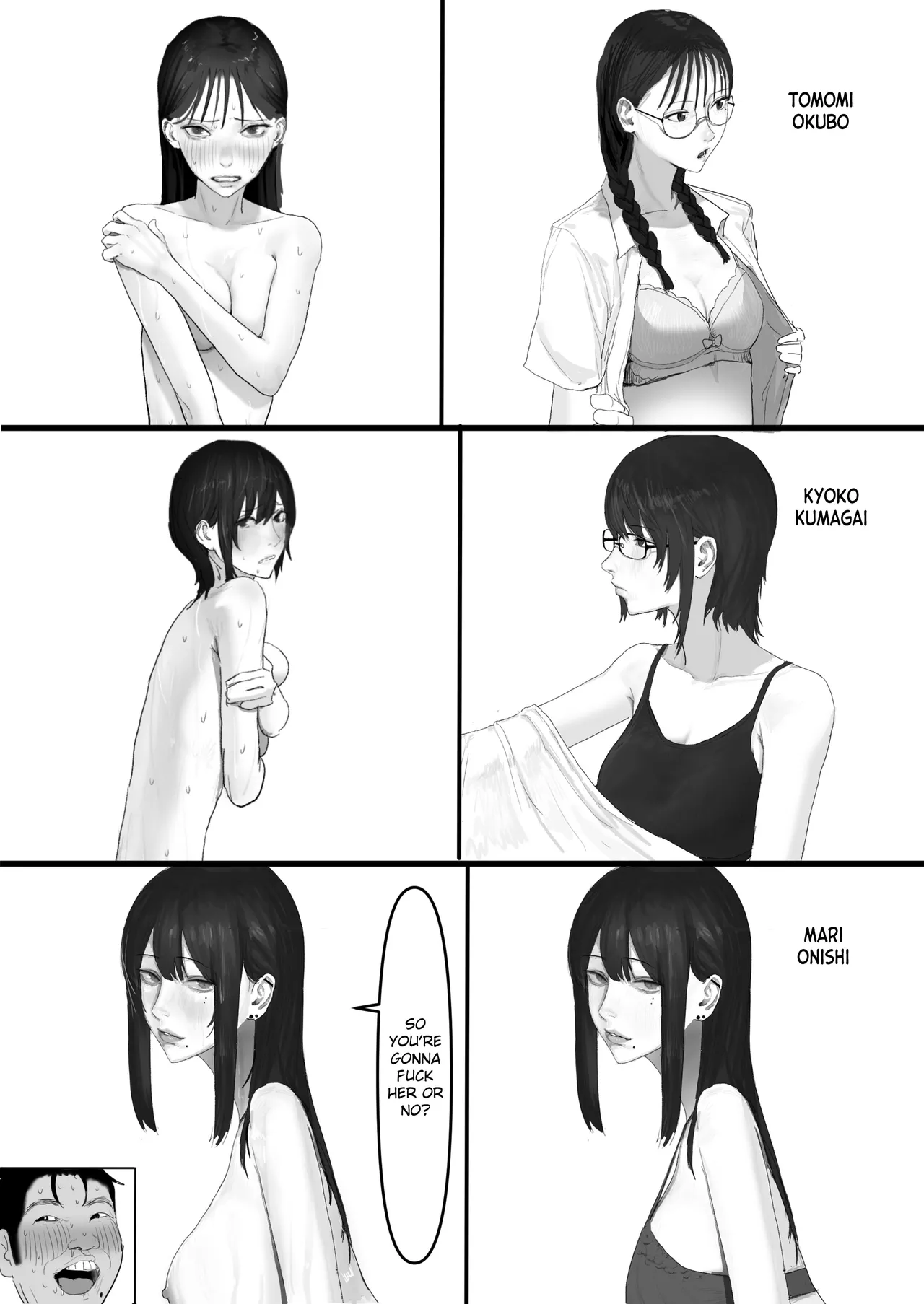 Chigyuu InCha ga Imouto ni Tsurerare Shuugaku Ryokou JK Shikainai Daiyokujou de Geneki JK to Gomunashi 18P Harem Dairankou!! | A Loser Introvert Gets Dragged by His Little Sister to a School Trip Bathhouse With Nothing but High School Girls and Ends up in a Bareback 18-Girl Harem Orgy!! – Chapter 1 – page 56