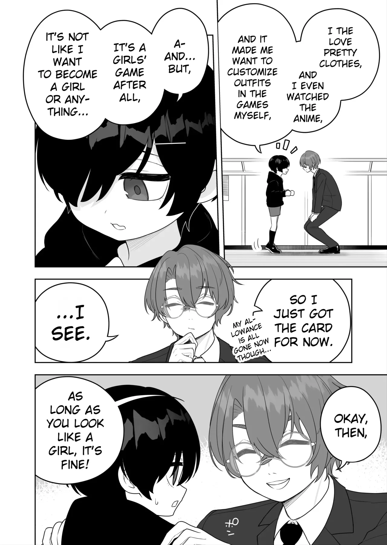 Jojimuke Game ni Akogareteita Otokonoko o Rippa na Onnanoko ni Shite Ageru Hanashi | A Story About Turning a Boy Who Longed to Play Games Meant for Girls Into a Proper Girl — preview page 4