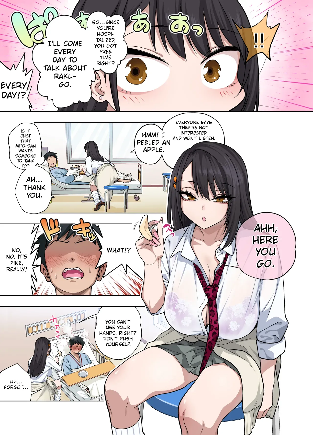 Nuite Moraimakuri Nyuuin Seikatsu ~Tasuketa Cool-Gyaru wa Jitsu wa Sukebe deshita~ — preview page 5