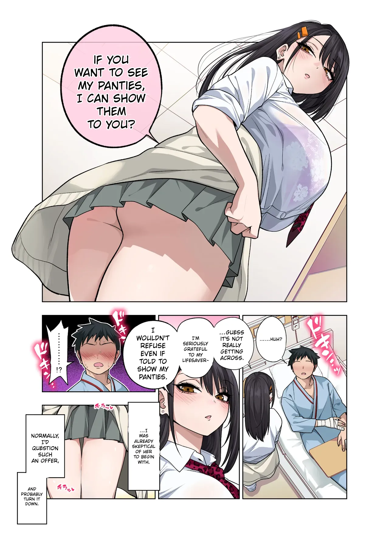 Nuite Moraimakuri Nyuuin Seikatsu ~Tasuketa Cool-Gyaru wa Jitsu wa Sukebe deshita~ — preview page 9