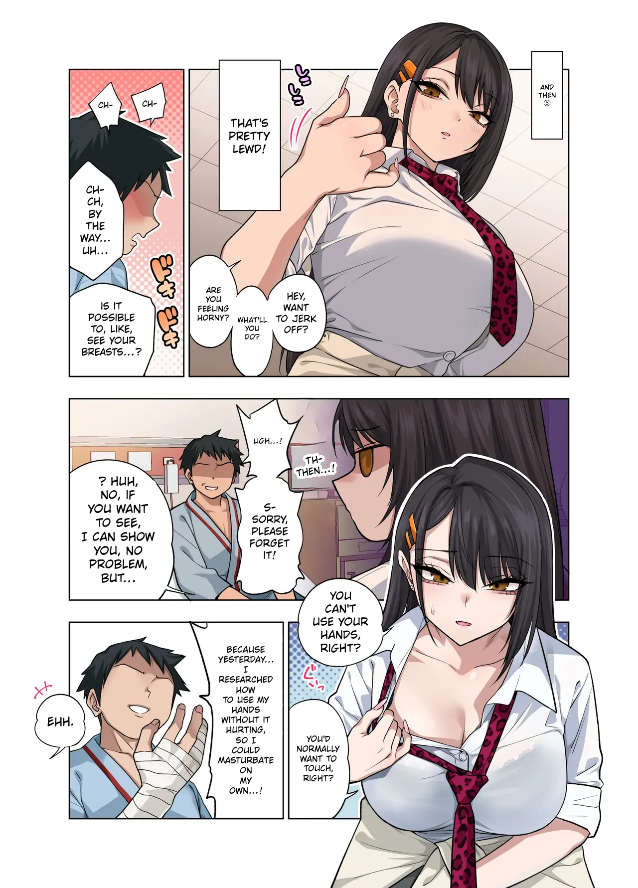 Nuite Moraimakuri Nyuuin Seikatsu ~Tasuketa Cool-Gyaru wa Jitsu wa Sukebe deshita~ – Chapter 1 – page 23