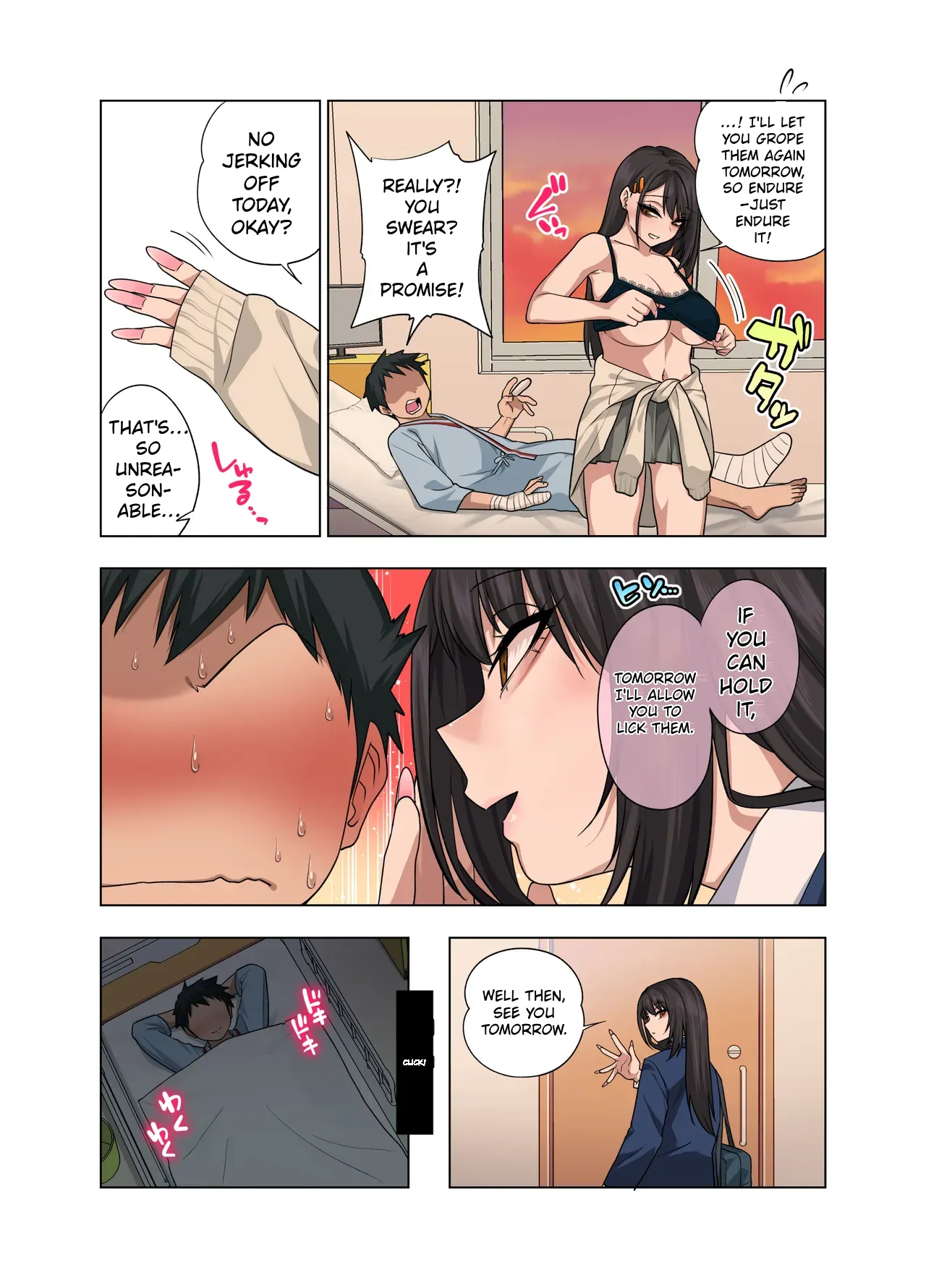 Nuite Moraimakuri Nyuuin Seikatsu ~Tasuketa Cool-Gyaru wa Jitsu wa Sukebe deshita~ – Chapter 1 – page 30