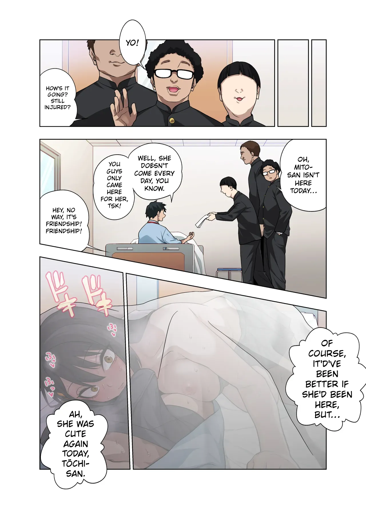 Nuite Moraimakuri Nyuuin Seikatsu ~Tasuketa Cool-Gyaru wa Jitsu wa Sukebe deshita~ – Chapter 1 – page 37