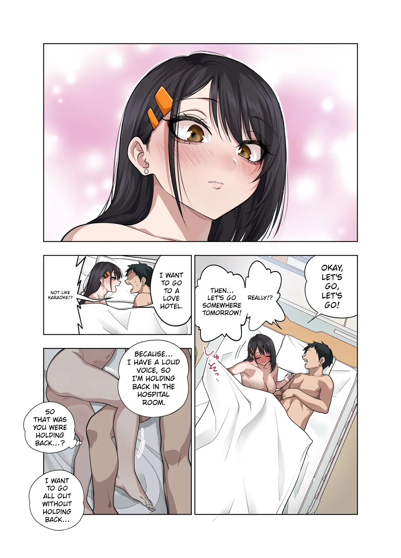 Nuite Moraimakuri Nyuuin Seikatsu ~Tasuketa Cool-Gyaru wa Jitsu wa Sukebe deshita~ – Chapter 1 – page 56
