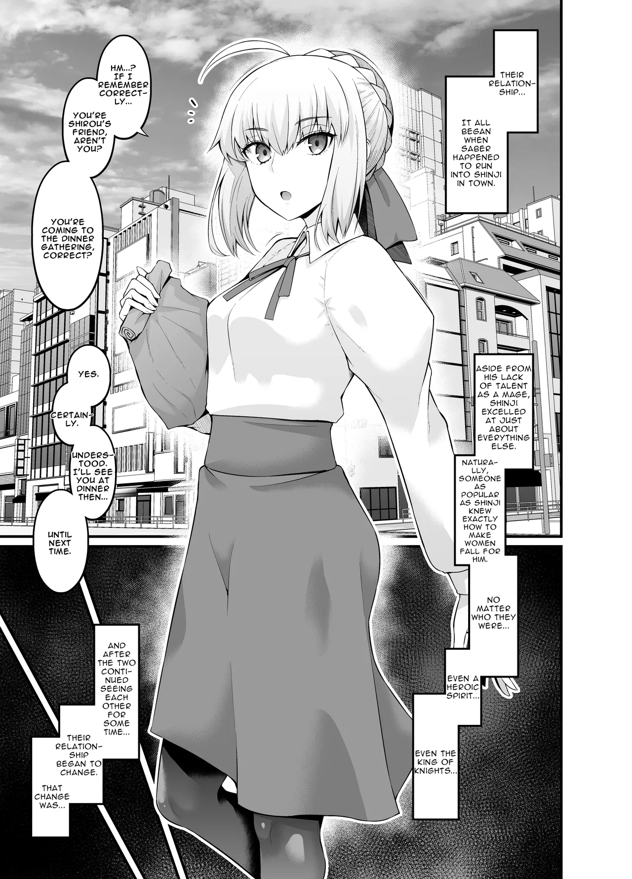 Saoyaku Shinji ga Saber-tachi to Yarimakuru Hon — preview page 3