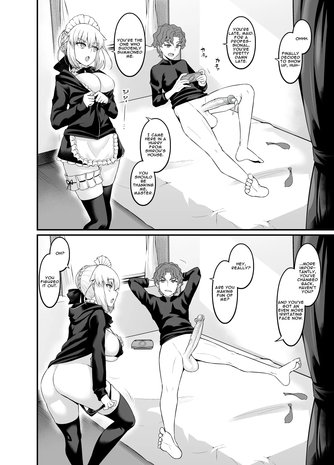 Saoyaku Shinji ga Saber-tachi to Yarimakuru Hon – Chapter 1 – page 92