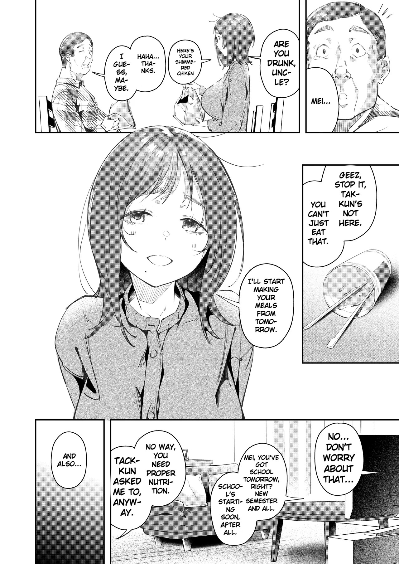 While My Childhood Friend Was Away in Tokyo I Slept With His Dad — preview page 6