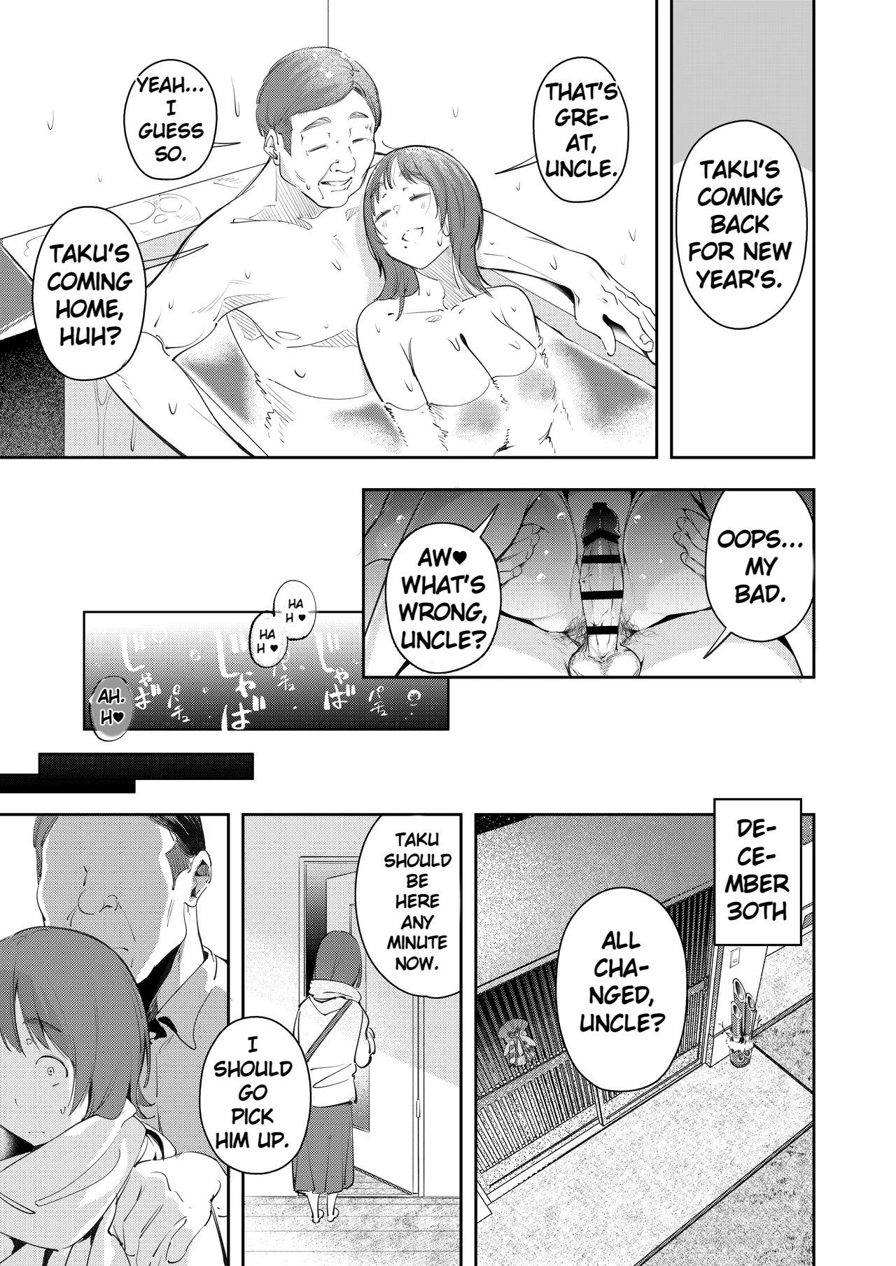 While My Childhood Friend Was Away in Tokyo I Slept With His Dad – Chapter 1 – page 41